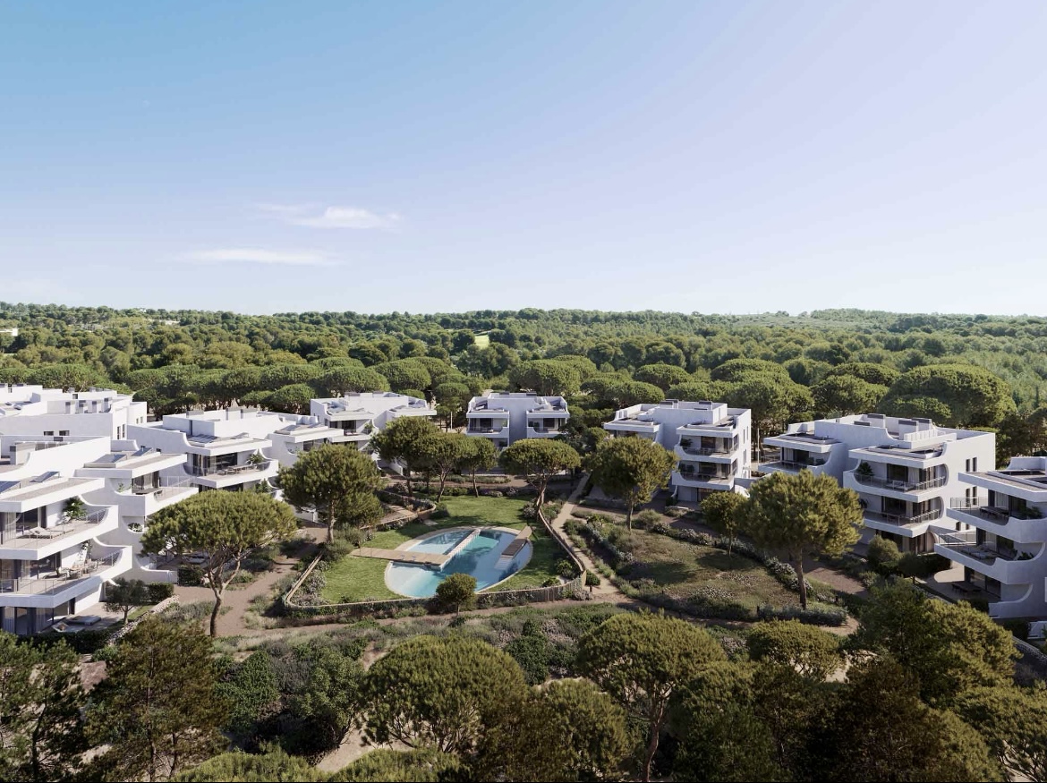 Vista exterior de la villa